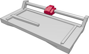 Aufbau Rollenschneider: Messerkopf